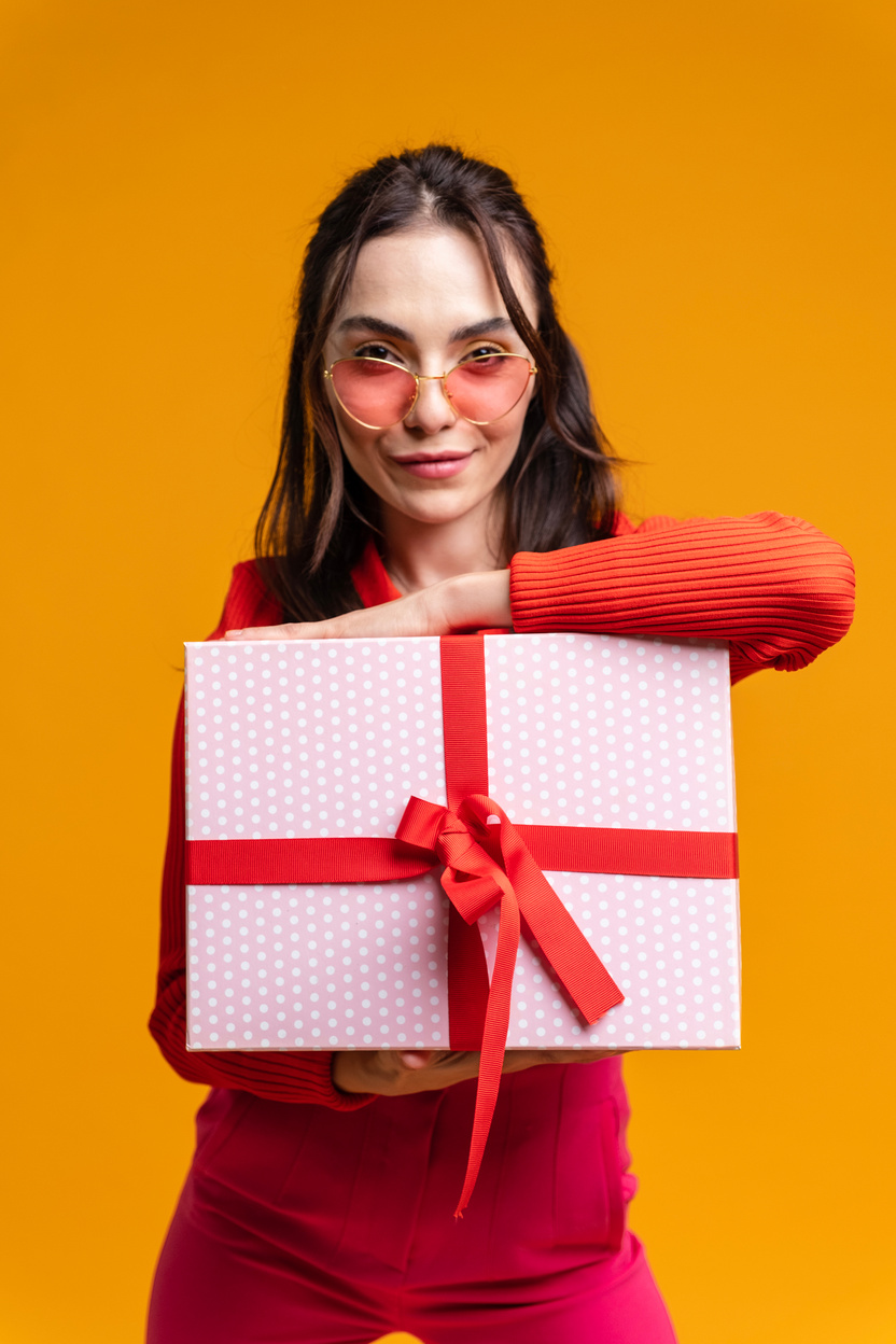 Woman with Gift